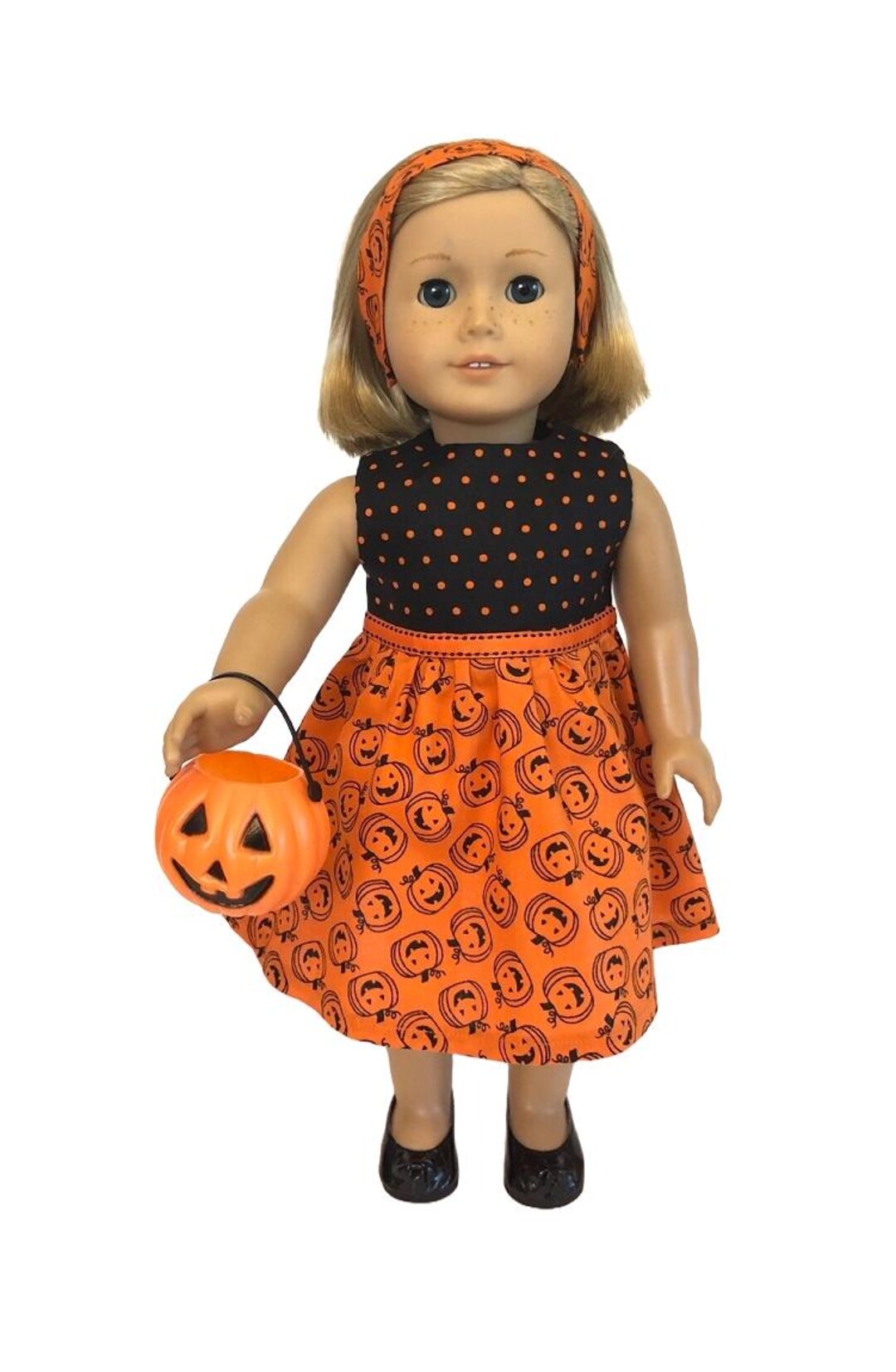 LAST SET! 3piece Halloween Dress, Pumpkin Pail & Headband Set for — free download