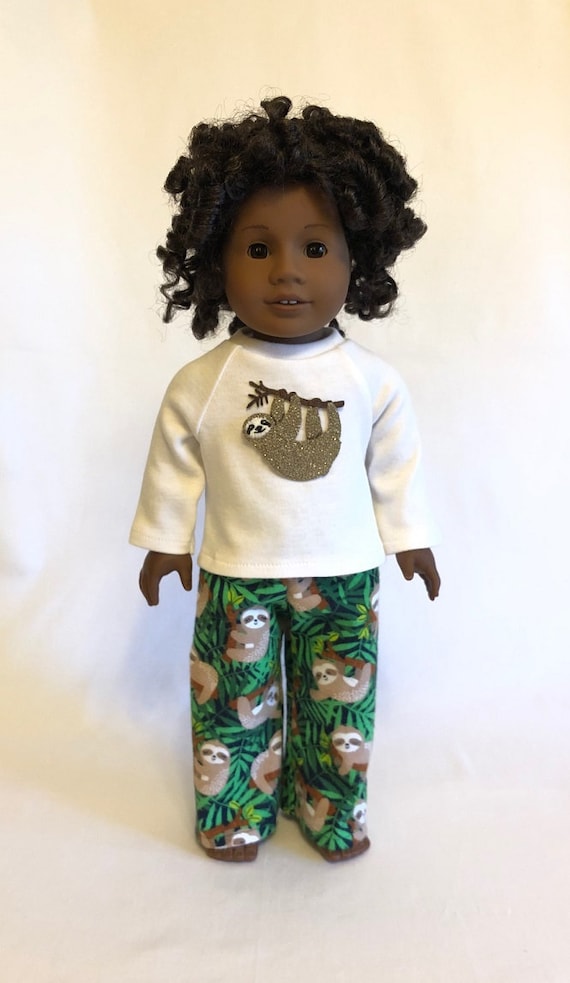Pijama perezoso para Girl Doll y Doll Sloth - Etsy
