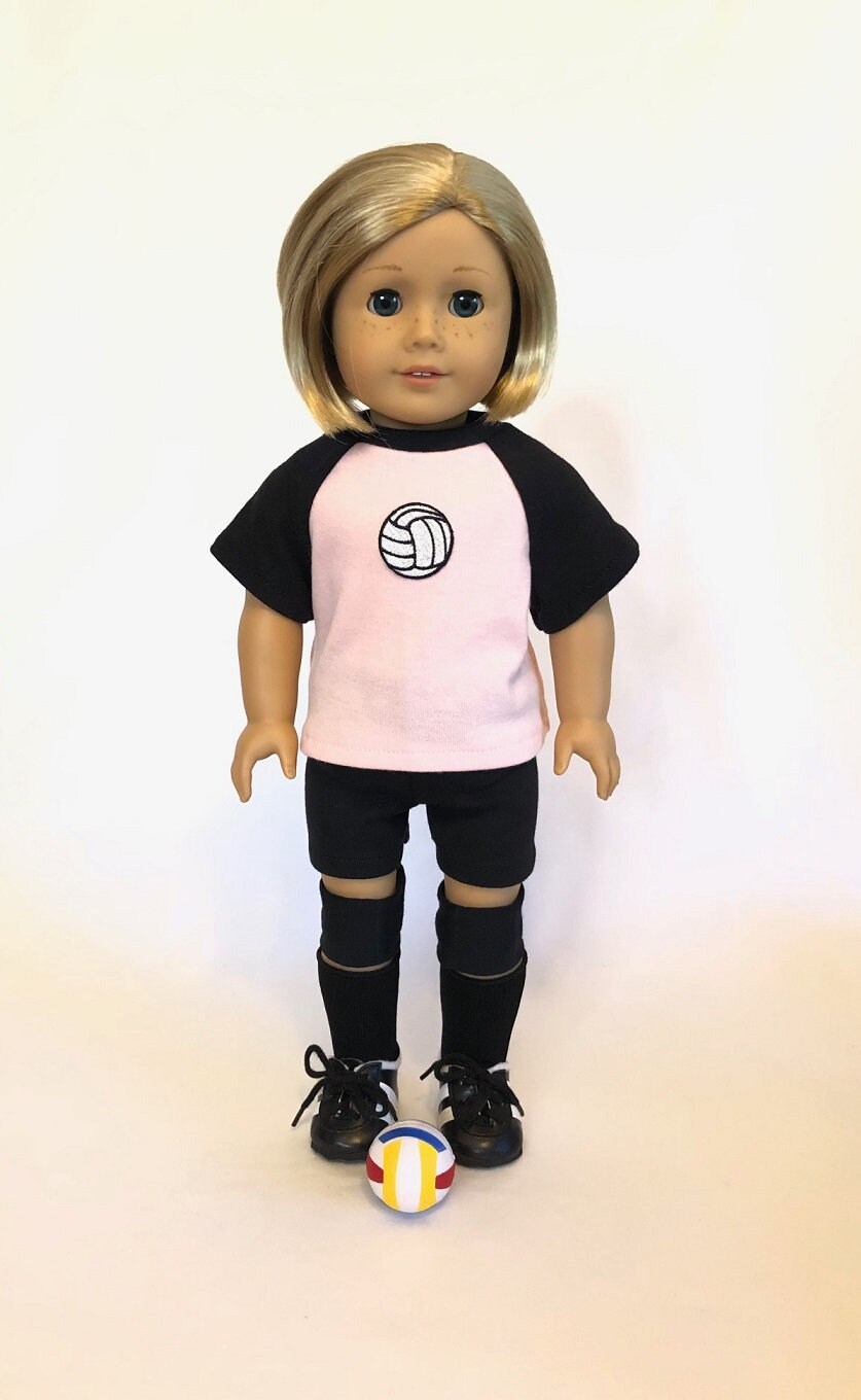 Volleyball Uniform 6piece Set for American Girl Doll and Etsy Australia