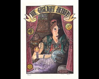 Endast för TGA-fans/Originalkonstverk inspirerat av The Gaslight Anthem/SATMCreations systersamarbete KellyB & K8Mann "Matilda" digital nedladdning
