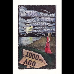 Inspiriert von der Gaslight Hymne Song "1000 Jahre" digitaler Download / Original-Kunst von kellyB