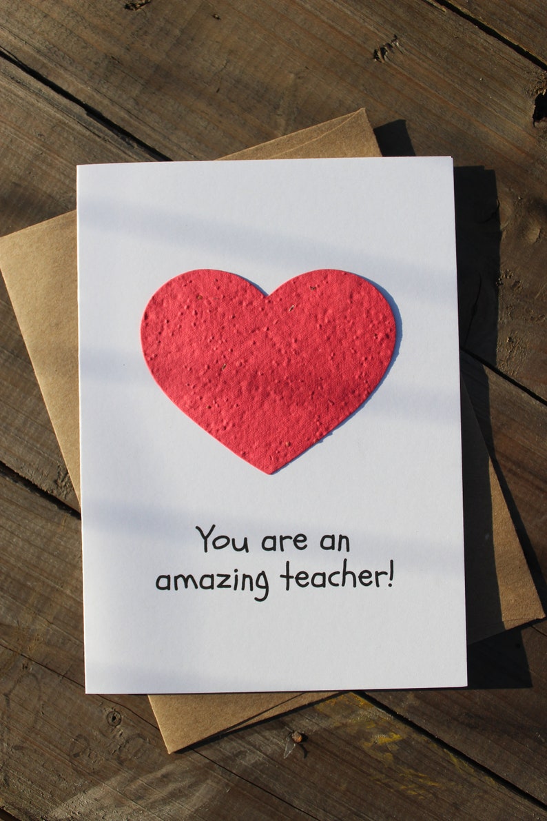 You are an amazing teacher 8 seed paper shapes available image 1