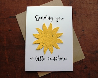 Sending you a little sunshine - Sun Seed Paper