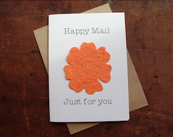 Happy Mail Just for you - Happy Flower Face Seed Paper