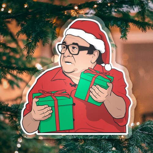 Frank Reynolds So Anyway I Started Gifting Hanging Ornament - Laminated Always Sunny The Gang Paddy's Pub Merry Xmas IASIP TV Show Parody