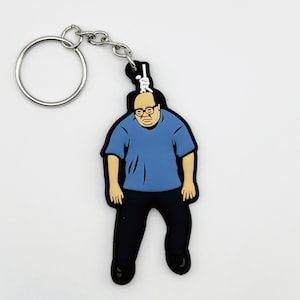 3D PVC Frank Reynolds Hanging Rubber Keychain Ornament - Always Sunny The Gang Paddy's Pub Rum Ham Trashman Merry Xmas Gift TV Show Parody