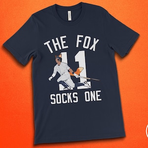 The Fox Socks One New York Unisex Jersey Short Sleeve Tee - Anthony NYY Volpe Baseball Sports Home Run Liberty NYC Slugger Bronx Bombers