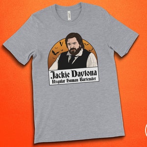 Jackie Daytona Regular Human Bartender Unisex Jersey Short Sleeve Tee - Laszlo Cravensworth WWDITS What We Do In The Shadows TV Show Parody