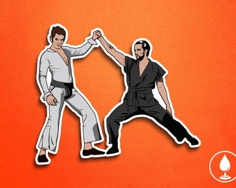 Dayman Vs. Nightman Vinyl Sticker - Dayman Frank Dennis Charlie IASIP Always Sunny Classic TV Show Parody | 3.75" Permanent Waterproof
