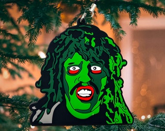 Porte-clés ornement suspendu Old Gregg en PVC 3D - Parodie de série télévisée britannique Merman Mighty Boosh Vince Noir Howard Moon Tony Harrison