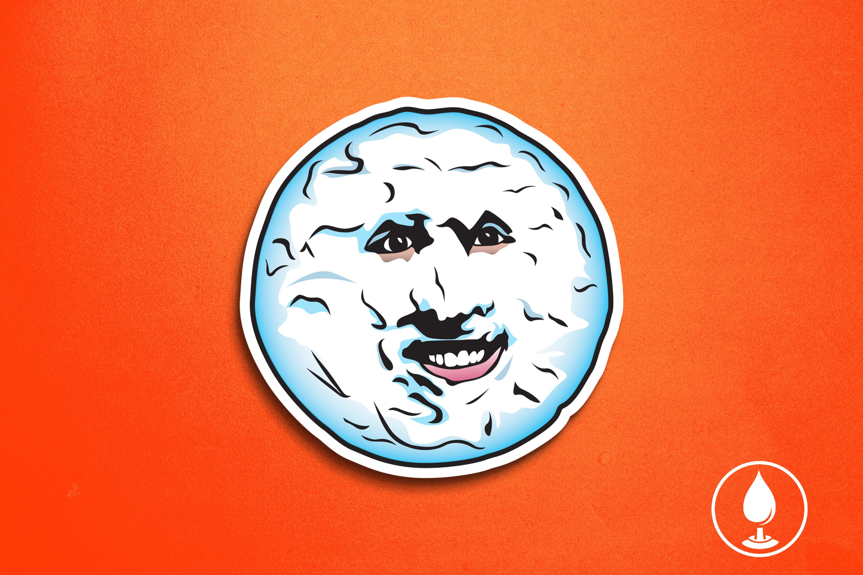 Totally Transparent — Transparent Moon (Mighty Boosh) Made by Totally