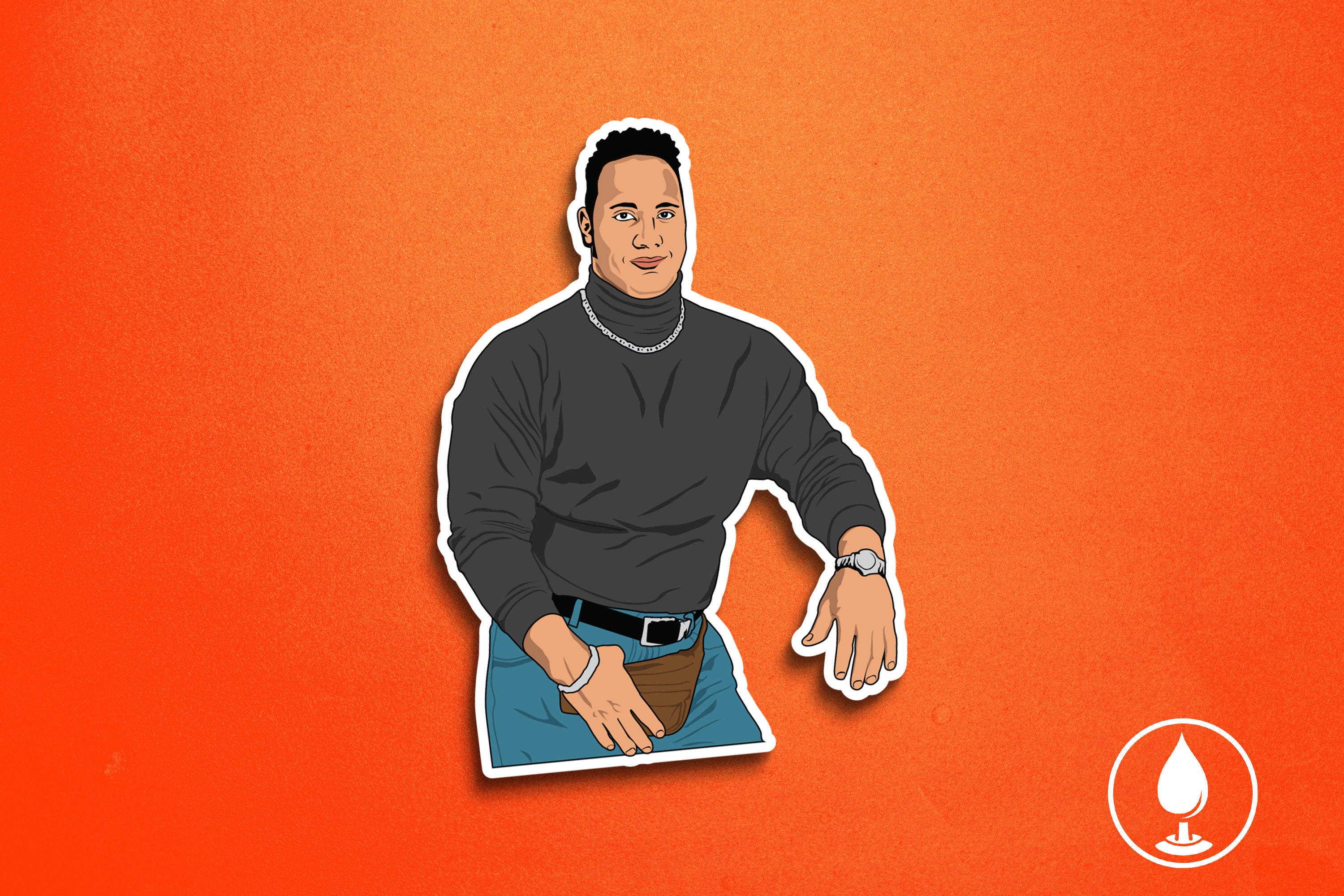 The Rock The Rock Meme Sticker - The Rock The Rock Meme Dwayne Johnson -  Discover & Share GIFs