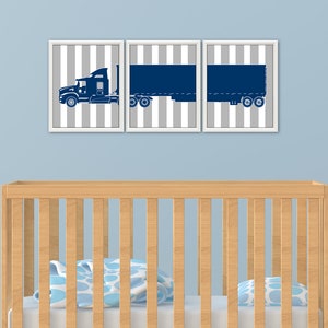 TRUCK NURSERY - Traktor Anhänger, Big Rig, 18 Wheeler, LKW-Dekor