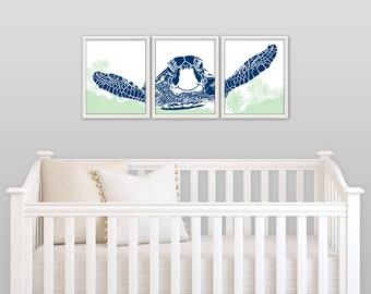 SEA TURTLE - Turtle Art Print, Sea Turtle Wall Art, Sea Turtle Decor, Turtle Decor