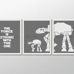STAR WARS Wall Art - Star Wars Decor, Star Wars Art Print, Star Wars Nursery