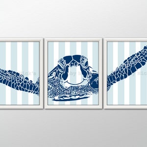 SEA TURTLE - Turtle Art Print, Sea Turtle Wall Art, Sea Turtle Decor, Turtle Decor