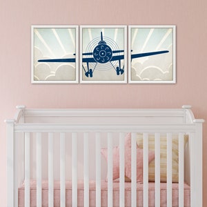 AIRPLANE Wall Art - Airplane Decor, Airplane Art Print, Airplane Nursery