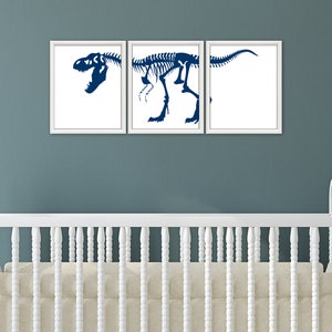 DINOSAUR Art Print - Dinosaur Wall Art, T-Rex Print, Dinosaur Bones