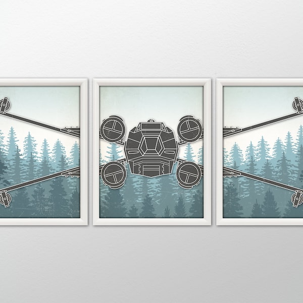 STAR WARS ART - Star Wars Wall Art, Star Wars Decor, Star Wars Nursery