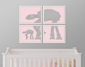 STAR WARS Wall Art - Star Wars Decor, Star Wars Art Print, Star Wars Nursery