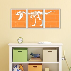 DINOSAUR Art Print - Dinosaur Wall Art, T-Rex Print, Dinosaur Bones