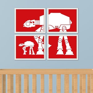 STAR WARS Wall Art - Star Wars Decor, Star Wars Art Print, Star Wars Nursery