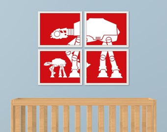 STAR WARS Wall Art - Star Wars Decor, Star Wars Art Print, Star Wars Nursery