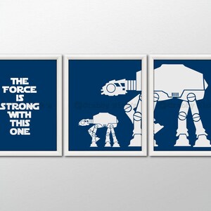 STAR WARS Wall Art - Star Wars Decor, Star Wars Art Print, Star Wars Nursery