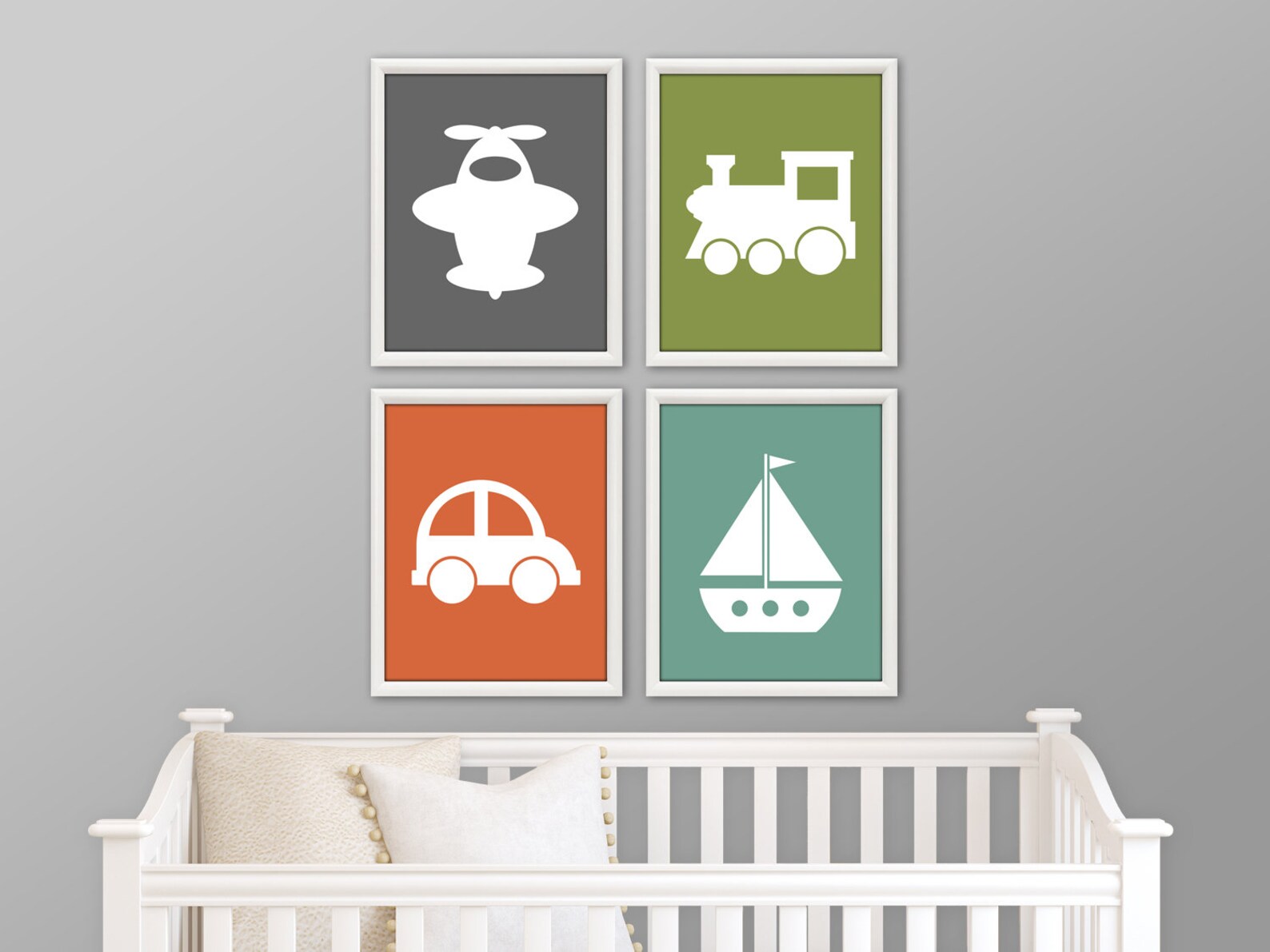 8x10 4 NURSERY TRANSPORTATION PRINTS Nursery Art Nursery - Etsy