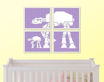 STAR WARS Wall Art - Star Wars Decor, Star Wars Art Print, Star Wars Nursery