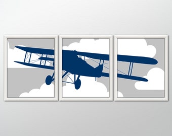 AIRPLANE Wall Art - Airplane Decor, Airplane Art Print, Airplane Nursery