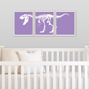 DINOSAUR Art Print - Dinosaur Wall Art, T-Rex Print, Dinosaur Bones