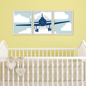 AIRPLANE Wall Art - Airplane Decor, Airplane Art Print, Airplane Nursery