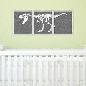 DINOSAUR Art Print - Dinosaur Wall Art, T-Rex Print, Dinosaur Bones