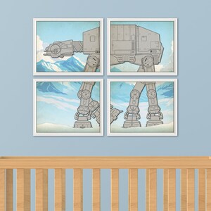 STAR WARS Wall Art - Star Wars Decor, Star Wars Art Print, Star Wars Nursery
