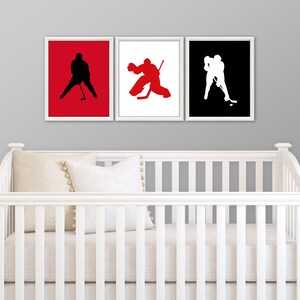 HOCKEY - Sports Prints, Hockey Prints, Hockey Birthday, Baby Shower, Baby Boy