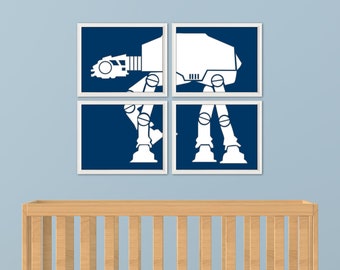 STAR WARS Wall Art - Star Wars Decor, Star Wars Art Print, Star Wars Nursery