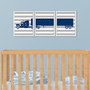 LKW KINDERZIMMER - Semi Truck, Big Rig, 18 Wheeler, LKW-Dekor