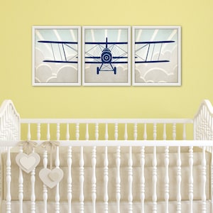 AIRPLANE Wall Art - Airplane Decor, Airplane Art Print, Airplane Nursery