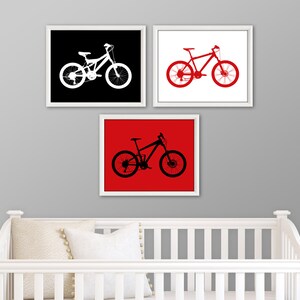 BICYCLE WALL ART - Bicycle Art Print, Bicycle Wall Decor, Bike Decor