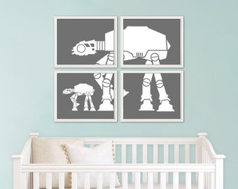 STAR WARS Wall Art - Star Wars Decor, Star Wars Art Print, Star Wars Nursery