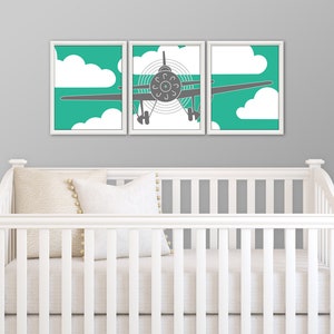 AIRPLANE Wall Art - Airplane Decor, Airplane Art Print, Airplane Nursery