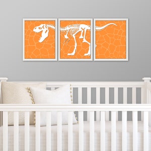 DINOSAUR Art Print - Dinosaur Wall Art, T-Rex Print, Dinosaur Bones