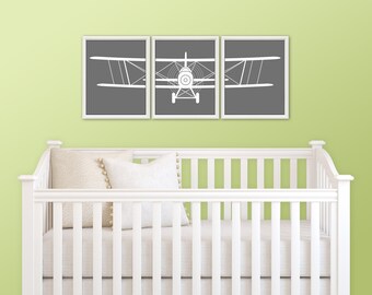 AIRPLANE Wall Art - Airplane Decor, Airplane Art Print, Airplane Nursery