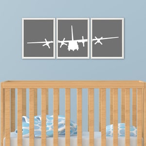 C130 - Flugzeug, Flugzeug Kunstdruck, Flugzeug Dekor, Flugzeug Kindergarten, C-130