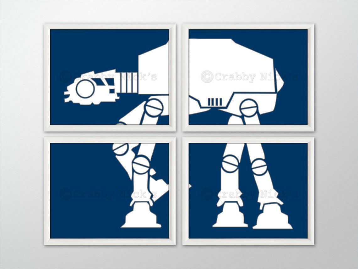STAR WARS Wall Art Star Wars Decor Star Wars Art Print | Etsy