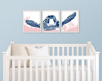 SEA TURTLE - Turtle Art Print, Sea Turtle Wall Art, Sea Turtle Decor, Turtle Decor