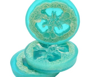 Ocean Olive Oil Loofah Soap - Exfoliating Foot Scrub