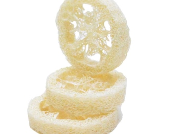 Loofah Cuts-Loofah Embeds-Luffa Slices-Natural Lufa-Natural Exfoliant-Natural Sponge-Soap Embeds-Lufa-Bath Accessories-Soap Making Supplies