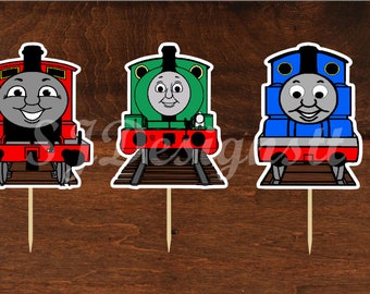 Thomas the Train  Cupcake Toppers
